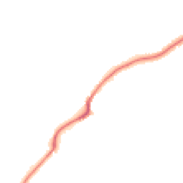 Night-time road noise heatmap for M25 9AU