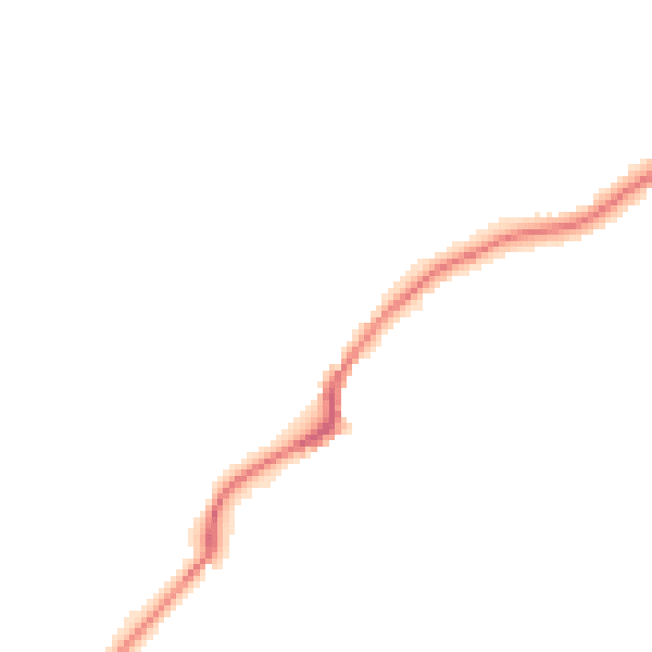Night-time road noise heatmap for M25 9RS