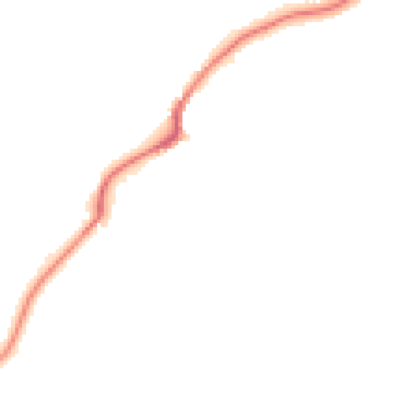 Night-time road noise heatmap for M25 9SS