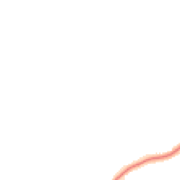 Night-time road noise heatmap for M25 9TN