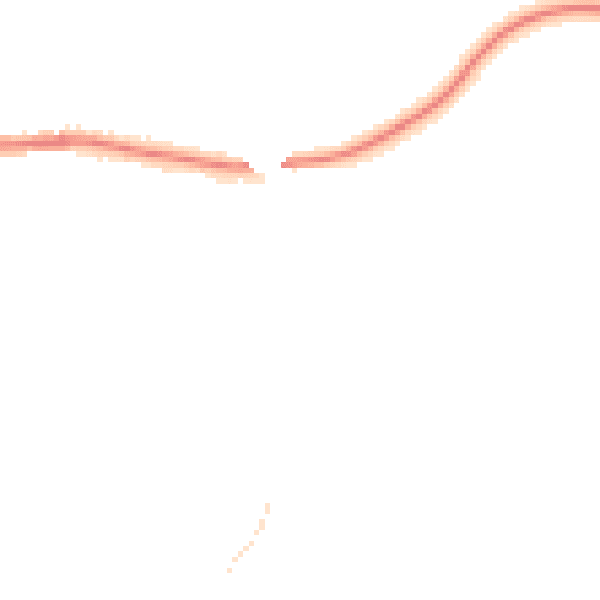 Night-time road noise heatmap for M26 1AT
