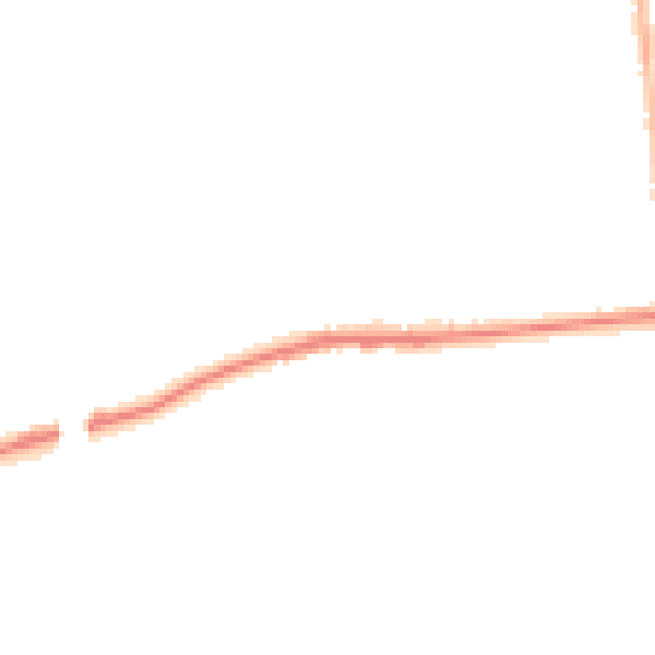 Night-time road noise heatmap for M26 1DN