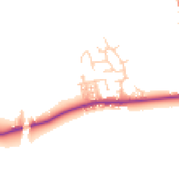 Daytime road noise heatmap for M26 1DR