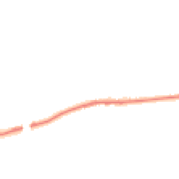 Night-time road noise heatmap for M26 1DR