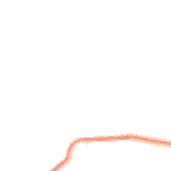 Night-time road noise heatmap for M26 1HG