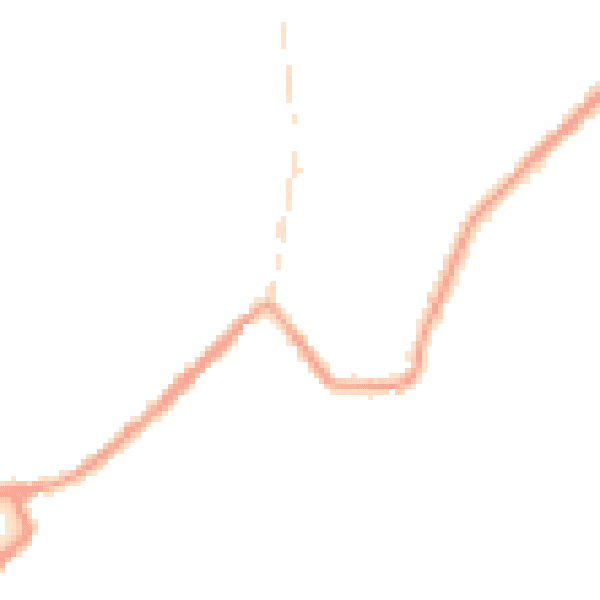 Night-time road noise heatmap for M26 2JG