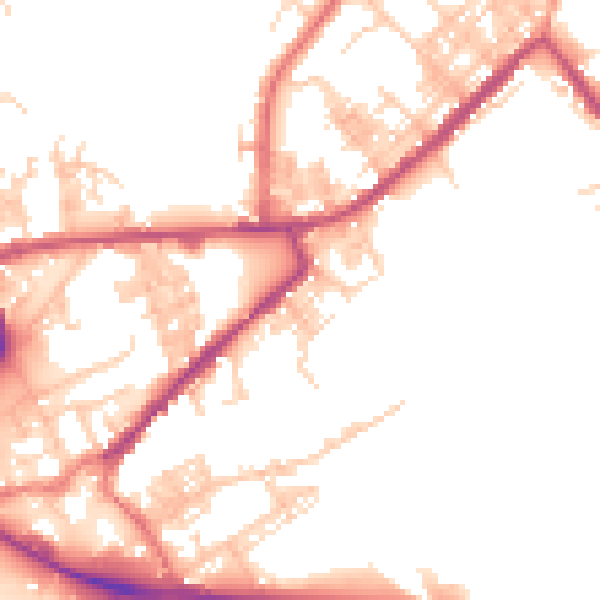 Daytime road noise heatmap for M26 2PN