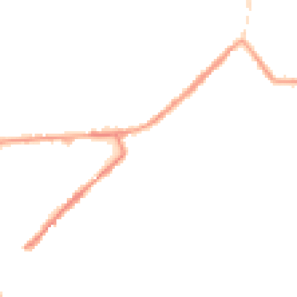 Night-time road noise heatmap for M26 2PR