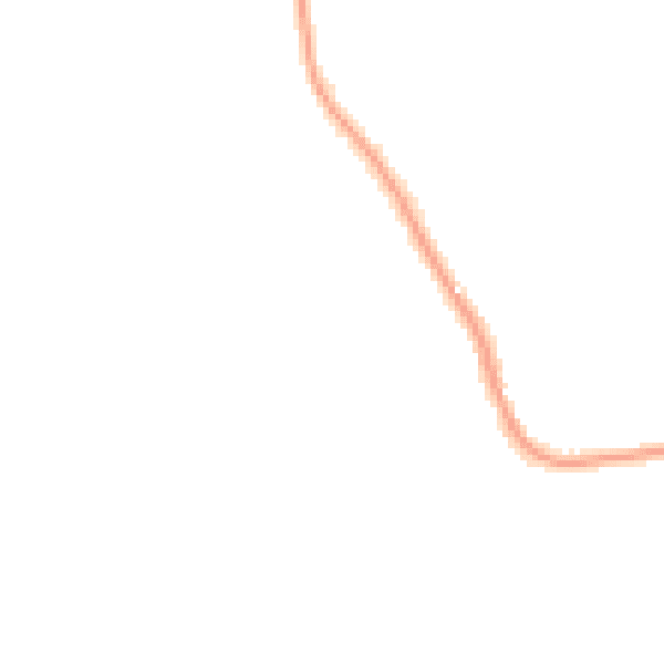 Night-time road noise heatmap for M26 3XY