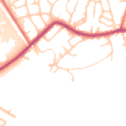 Daytime road noise heatmap for M27 0AD