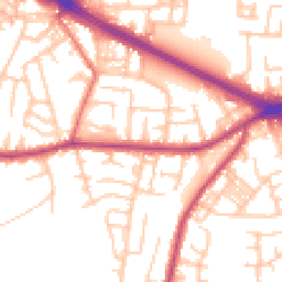 Daytime road noise heatmap for M27 0AS
