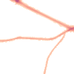 Night-time road noise heatmap for M27 0AS
