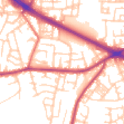 Daytime road noise heatmap for M27 0AT