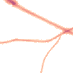 Night-time road noise heatmap for M27 0BF