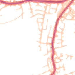 Daytime road noise heatmap for M27 0BP