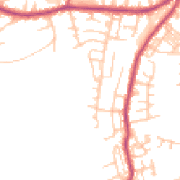Daytime road noise heatmap for M27 0BS
