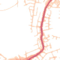 Daytime road noise heatmap for M27 0BT
