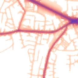 Daytime road noise heatmap for M27 0DX