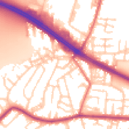 Daytime road noise heatmap for M27 0HF