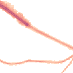 Night-time road noise heatmap for M27 0HP
