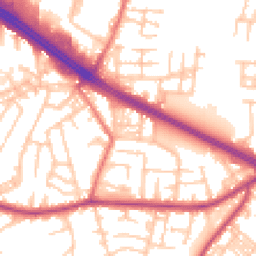 Daytime road noise heatmap for M27 0HW
