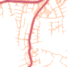 Daytime road noise heatmap for M27 0LS