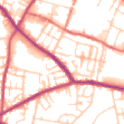 Daytime road noise heatmap for M27 4AD