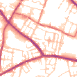 Daytime road noise heatmap for M27 4AQ