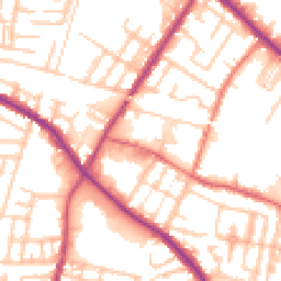 Daytime road noise heatmap for M27 4BL