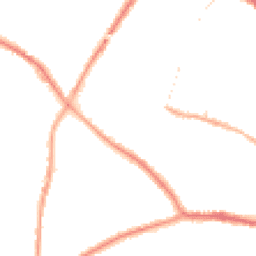 Night-time road noise heatmap for M27 4BP