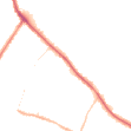 Night-time road noise heatmap for M27 4DL