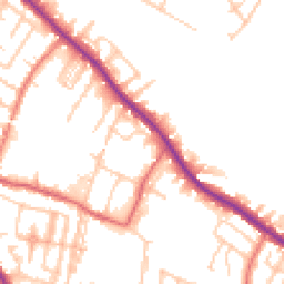 Daytime road noise heatmap for M27 4DQ