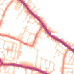 Daytime road noise heatmap for M27 4DR