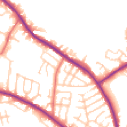 Daytime road noise heatmap for M27 4EW