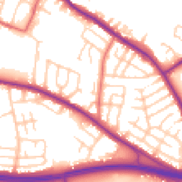 Daytime road noise heatmap for M27 4FN