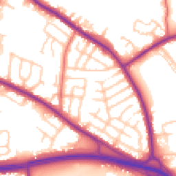 Daytime road noise heatmap for M27 4FQ