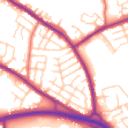 Daytime road noise heatmap for M27 4HZ