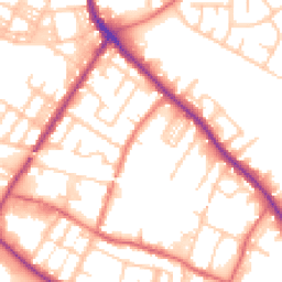 Daytime road noise heatmap for M27 4RW