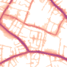 Daytime road noise heatmap for M27 4UE