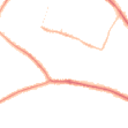 Night-time road noise heatmap for M27 4UH
