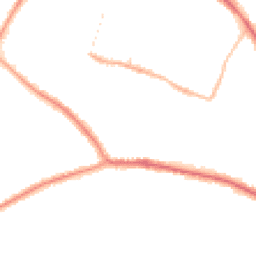 Night-time road noise heatmap for M27 4UT