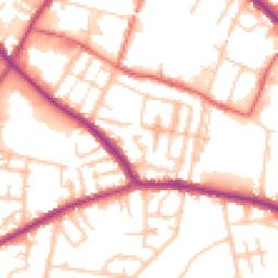 Daytime road noise heatmap for M27 4UX