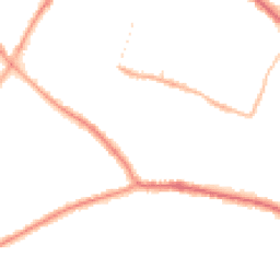 Night-time road noise heatmap for M27 4UX