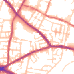 Daytime road noise heatmap for M27 5AE