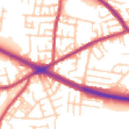 Daytime road noise heatmap for M27 5BL