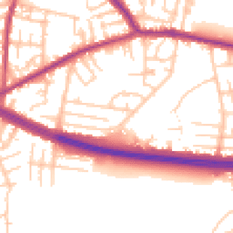 Daytime road noise heatmap for M27 5PH