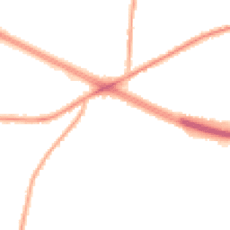 Night-time road noise heatmap for M27 5QG