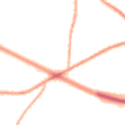 Night-time road noise heatmap for M27 5YS