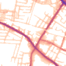 Daytime road noise heatmap for M27 6AR