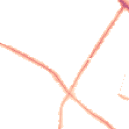 Night-time road noise heatmap for M27 6AR